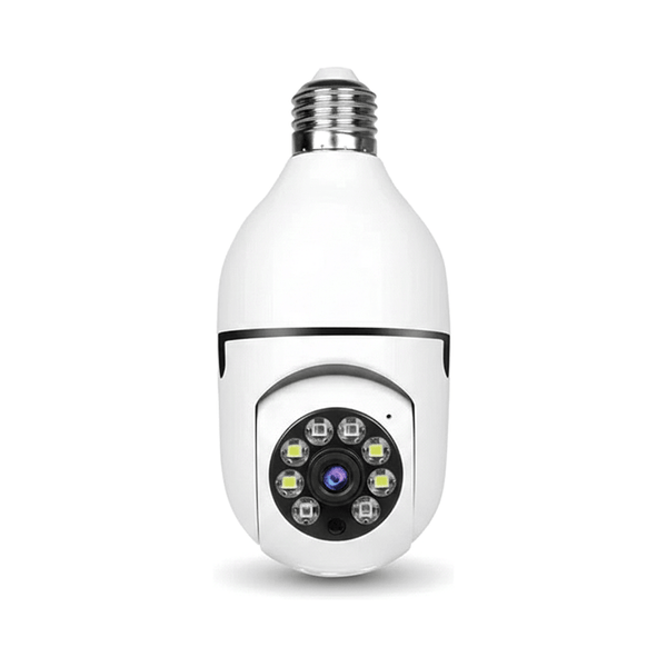 SafeGuard Kamera Sijalica 360° 2K WiFi — Slot za MicroSD Karticu 128GB - Topopusti