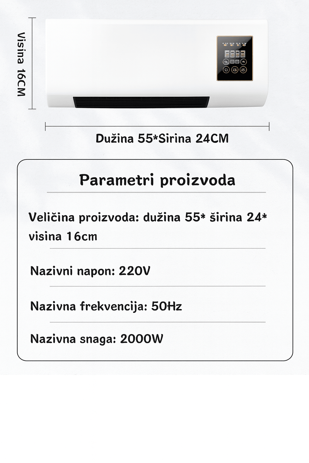 2u1 Klima i Grejalica - Topopusti