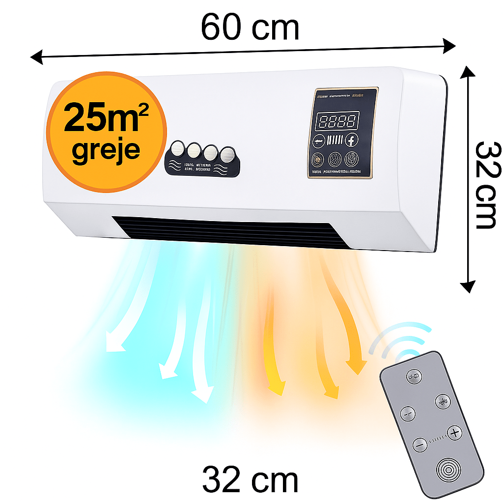 3 u 1 Grejalica, ventilacija i sušilica - Topopusti