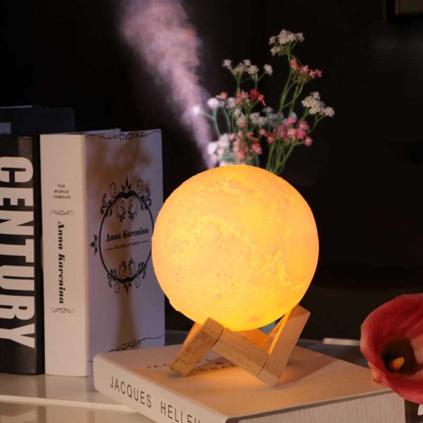 3D Mesec lampa - aroma difuzer - Topopusti