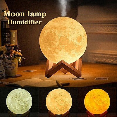 3D Mesec lampa - aroma difuzer - Topopusti