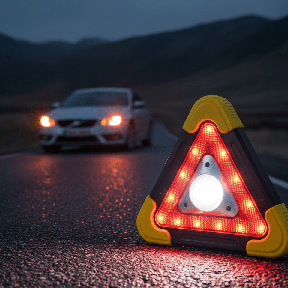 3u1 Multifunkcionalni LED Trougao – Vaša sigurnost na prvom mestu! - Topopusti