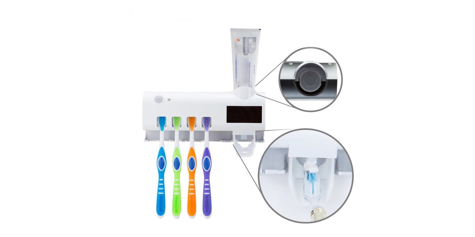 3u1 sterilizator, držač četkica i dozer za pastu - Topopusti