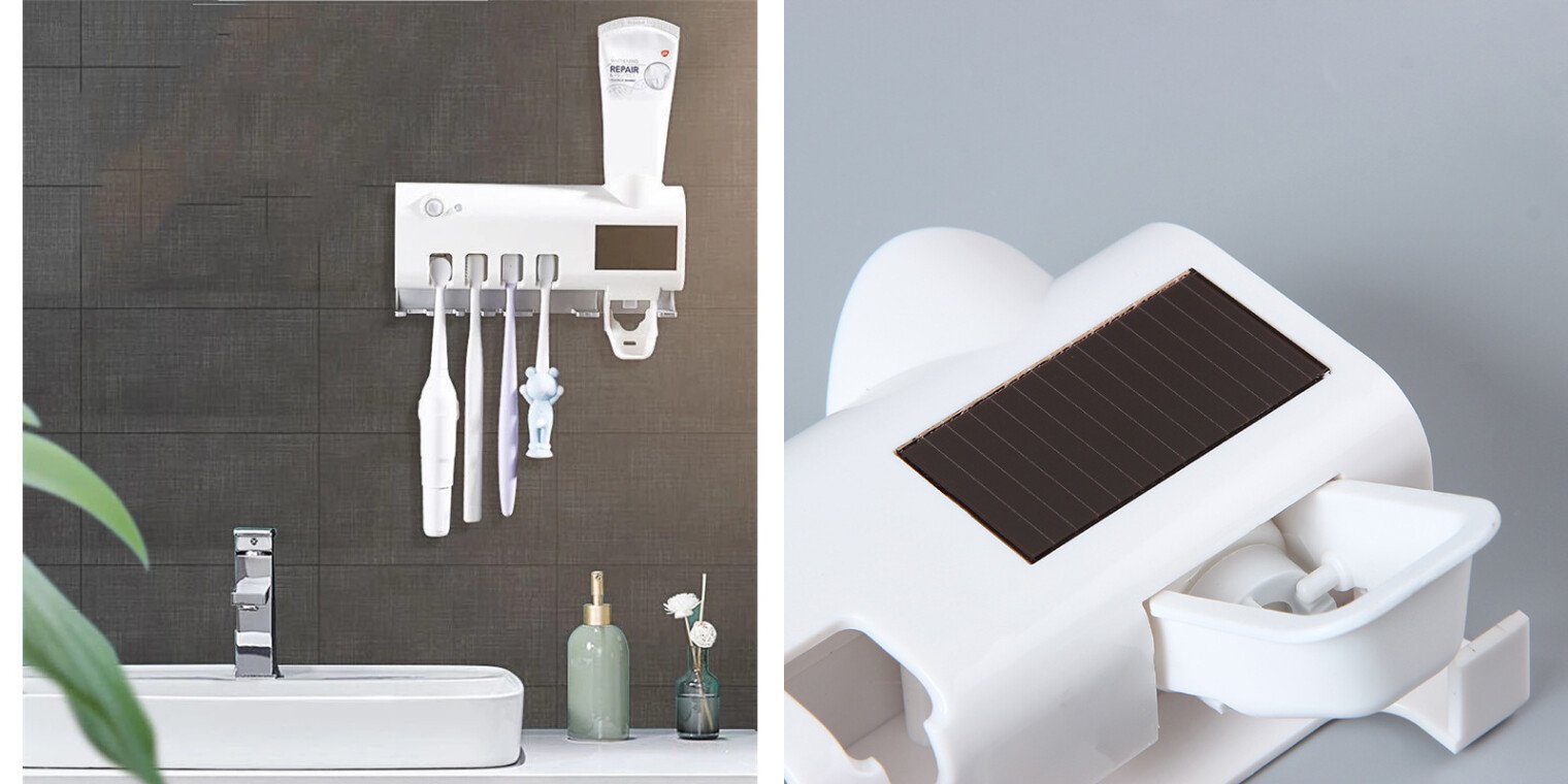 3u1 sterilizator, držač četkica i dozer za pastu - Topopusti