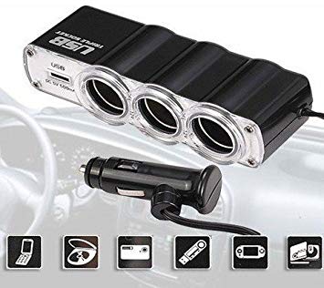 3u1 Utičnica za Auto - upaljač i 1xUSB Port - Topopusti