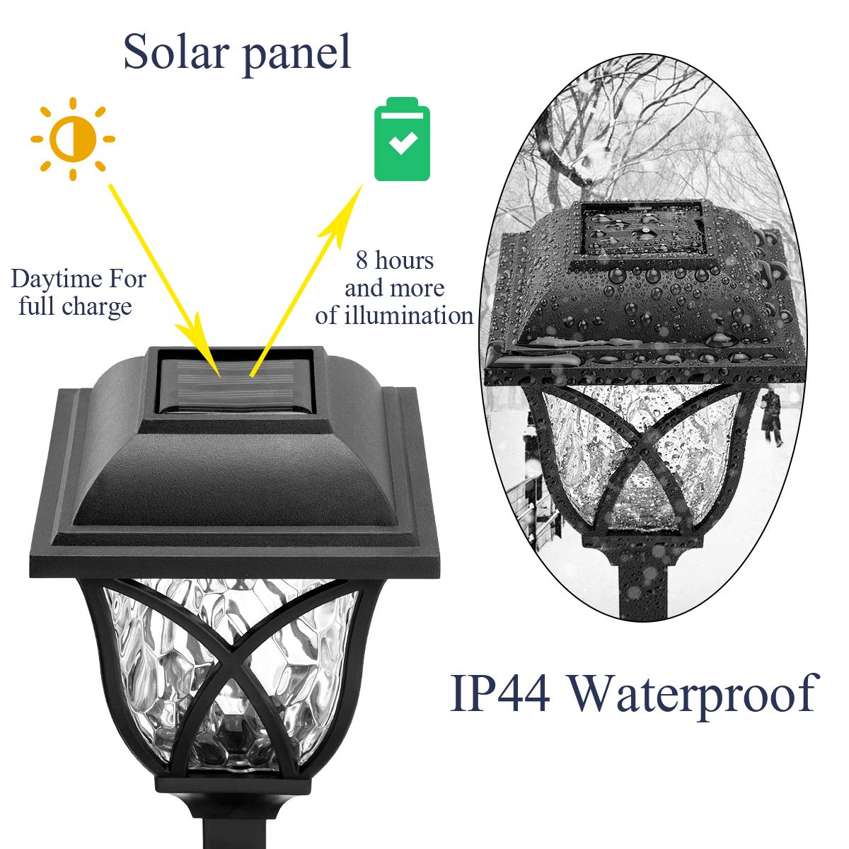 6 Solarnih baštenskih lampi - Topopusti