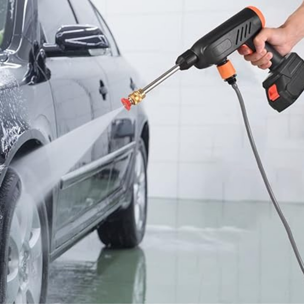 Profesionalni Aku perač pod pritiskom sa 2 baterije, Bežični pištolj za pranje automobila