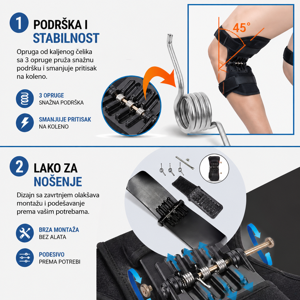 Set podrške za kolena