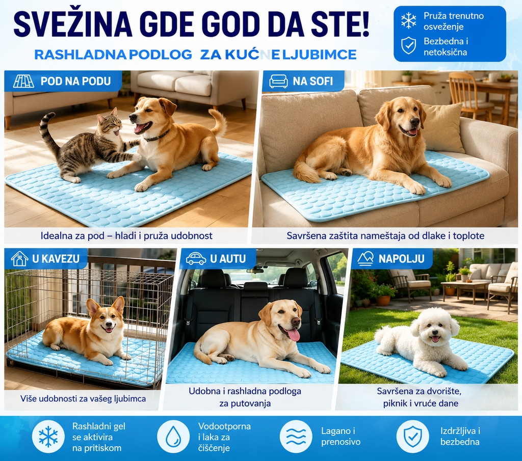 Hladna Prostirka Za Pse