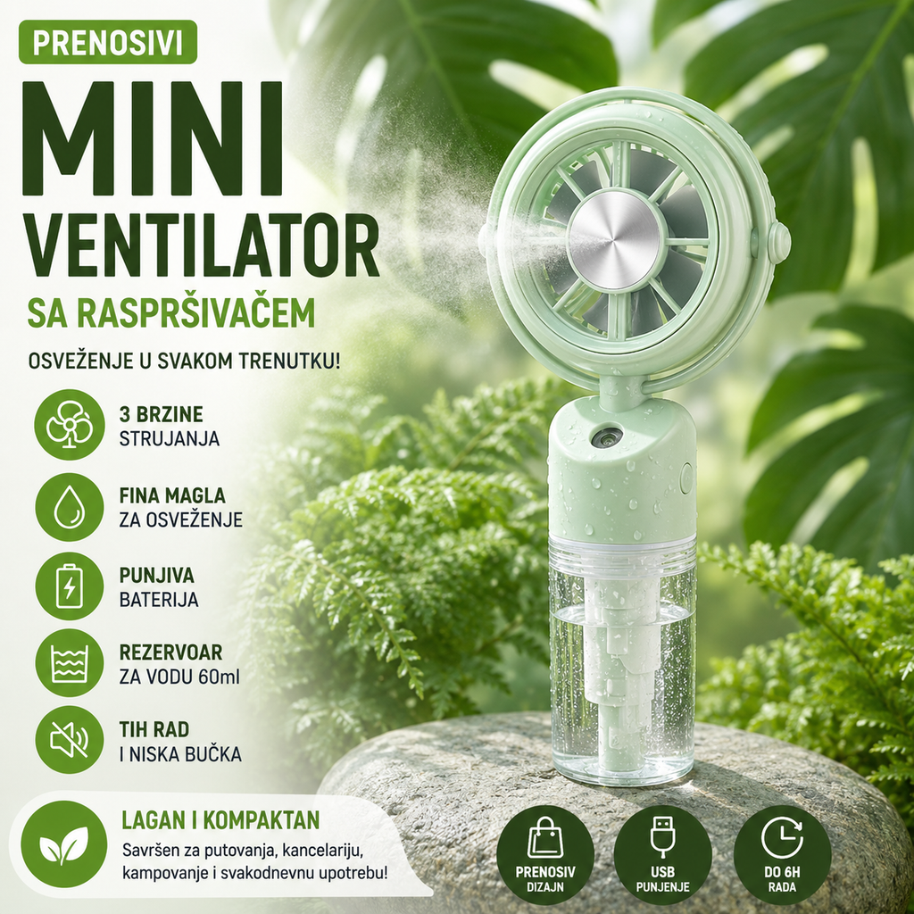 Mini Ventilator Magla - Ručni