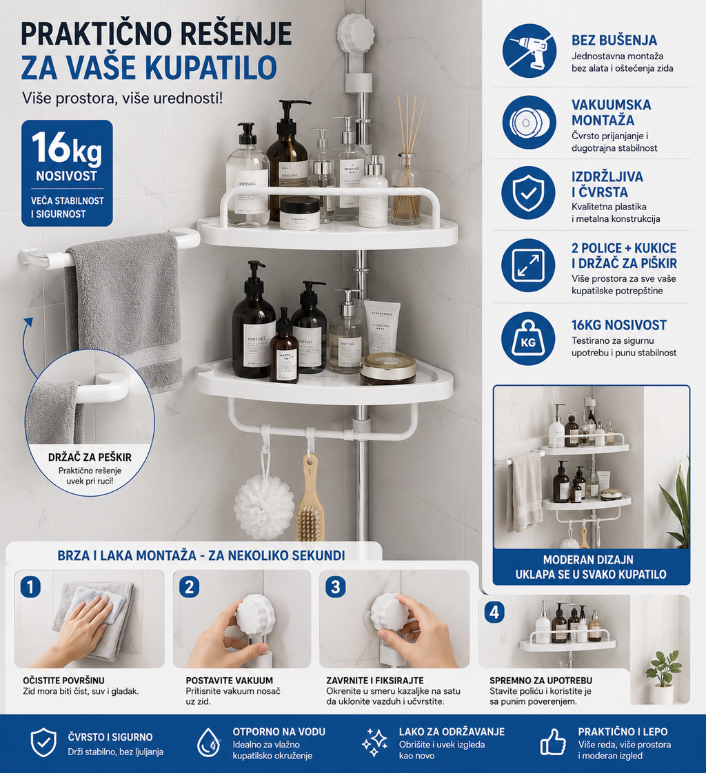 Police sa Vakum Držačem