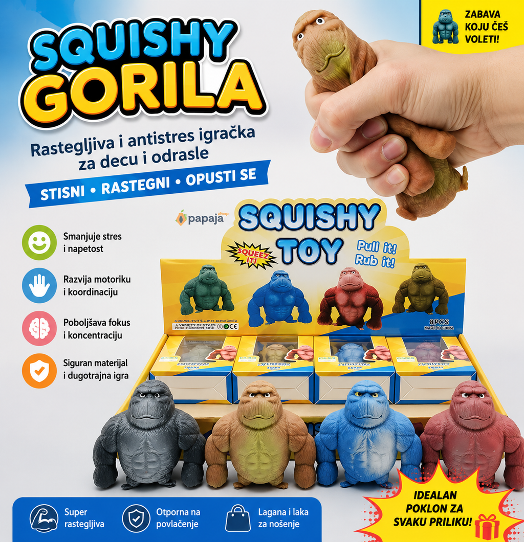 Rastegljiva Gorila - Boja Iznenađenja