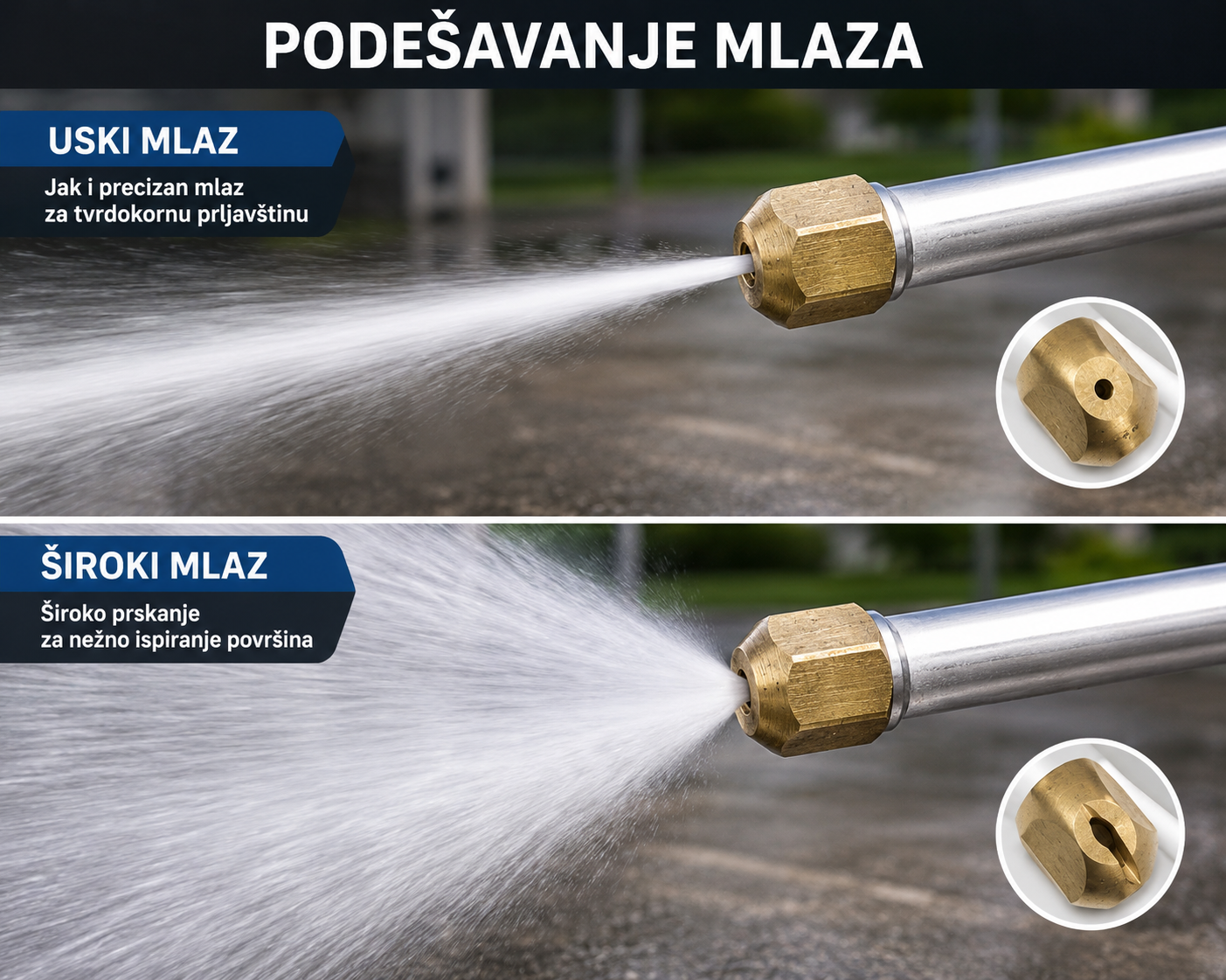 Snažna Prskalica za sve vrste creva