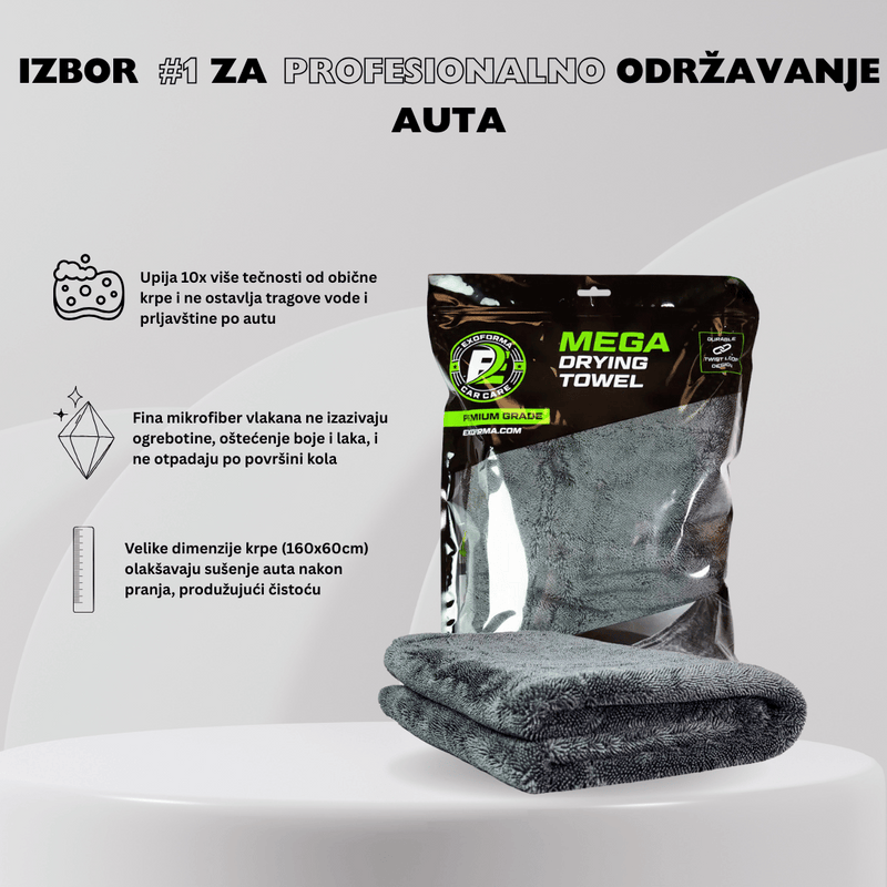 Premium XXL Superupijajuća mikrofiber krpa + XL 50x40CM Gratis Krpa 🎁