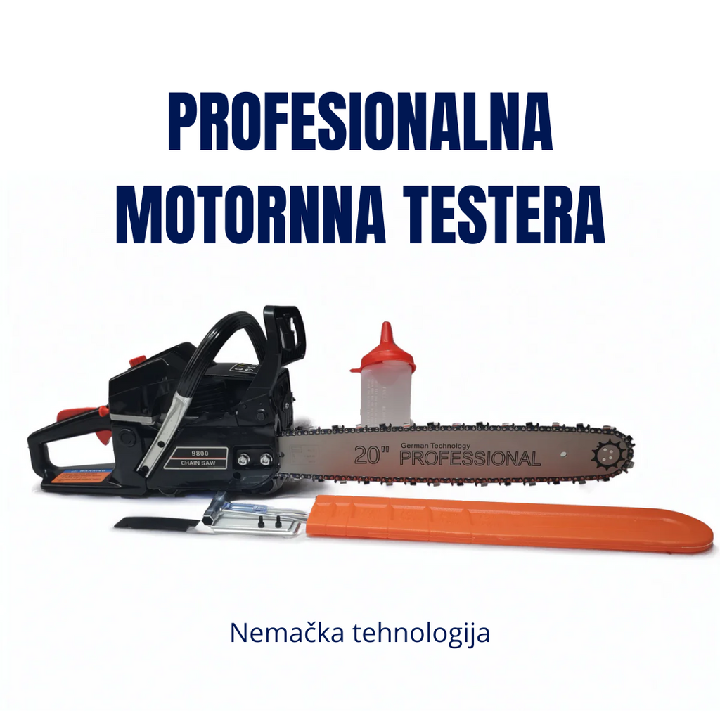 Profesionalna motorna testera, benzinska motorna testera