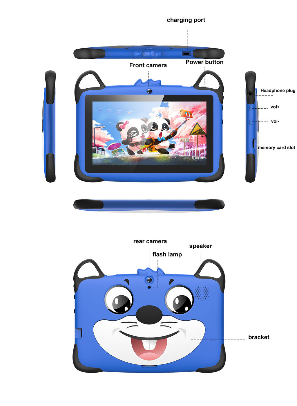 Wintouch K717 tablet za decu, 7" IPS, Android