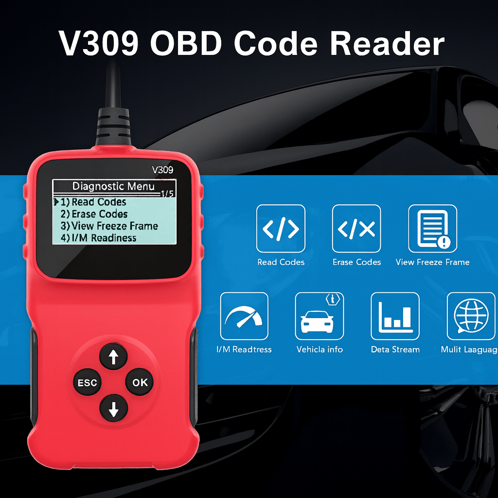 Auto dijagnostika V309 za DTC OBD2 OBDII - Topopusti