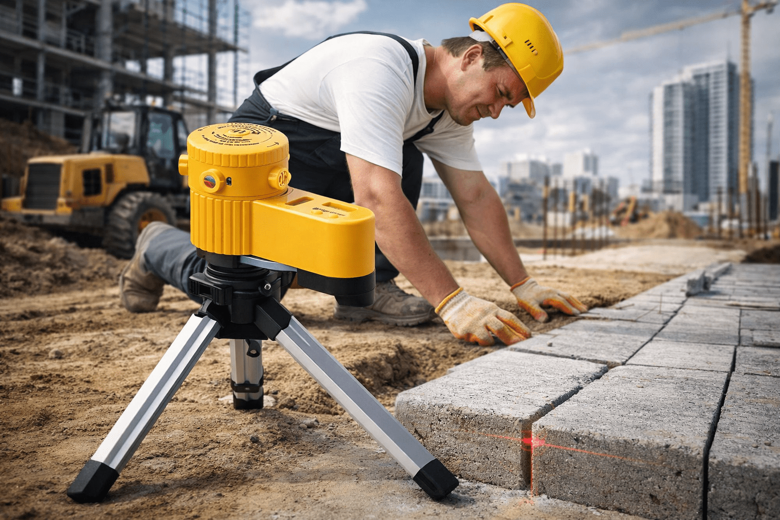Automatski laserski nivelator sa tripod postoljem - Topopusti