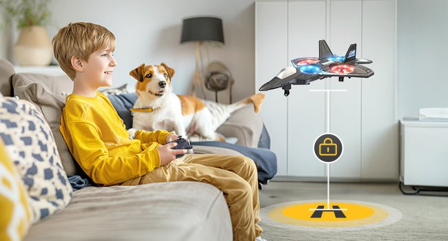 Avion sa daljinskim – za decu, sa svetlom, auto-levitacijom i 360° okretanjem - Topopusti