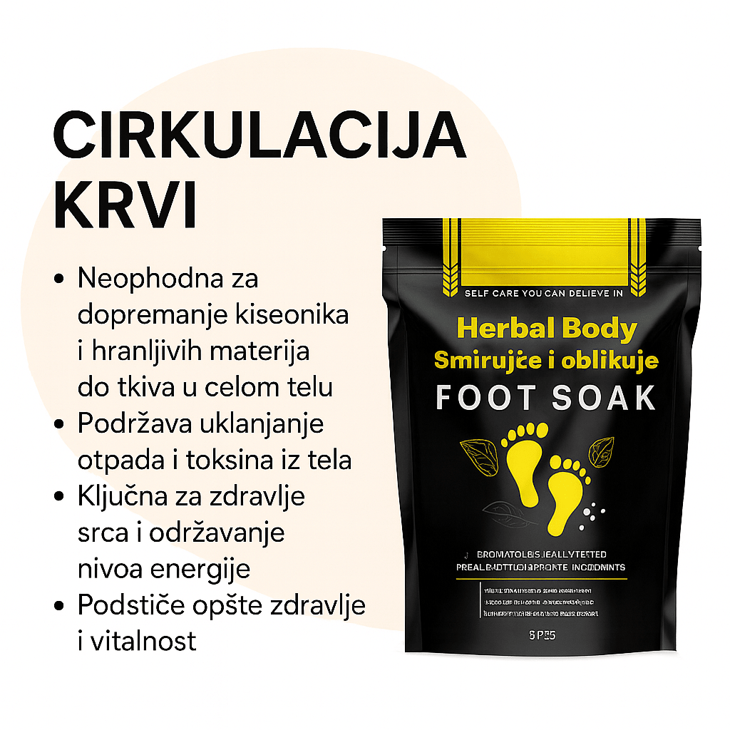 Biljna kupka za stopala za umirenje tela - Topopusti