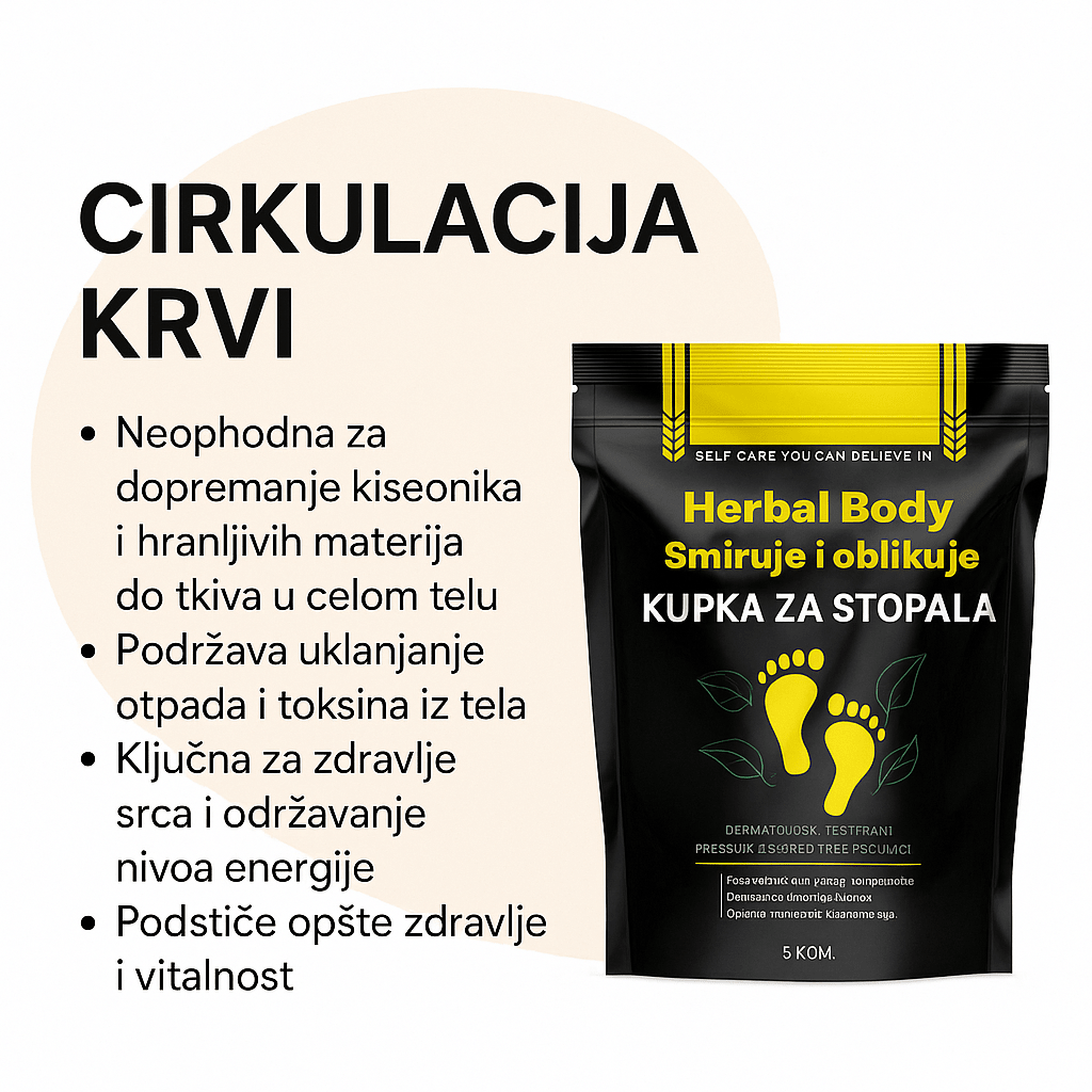 Biljna kupka za stopala za umirenje tela - Topopusti