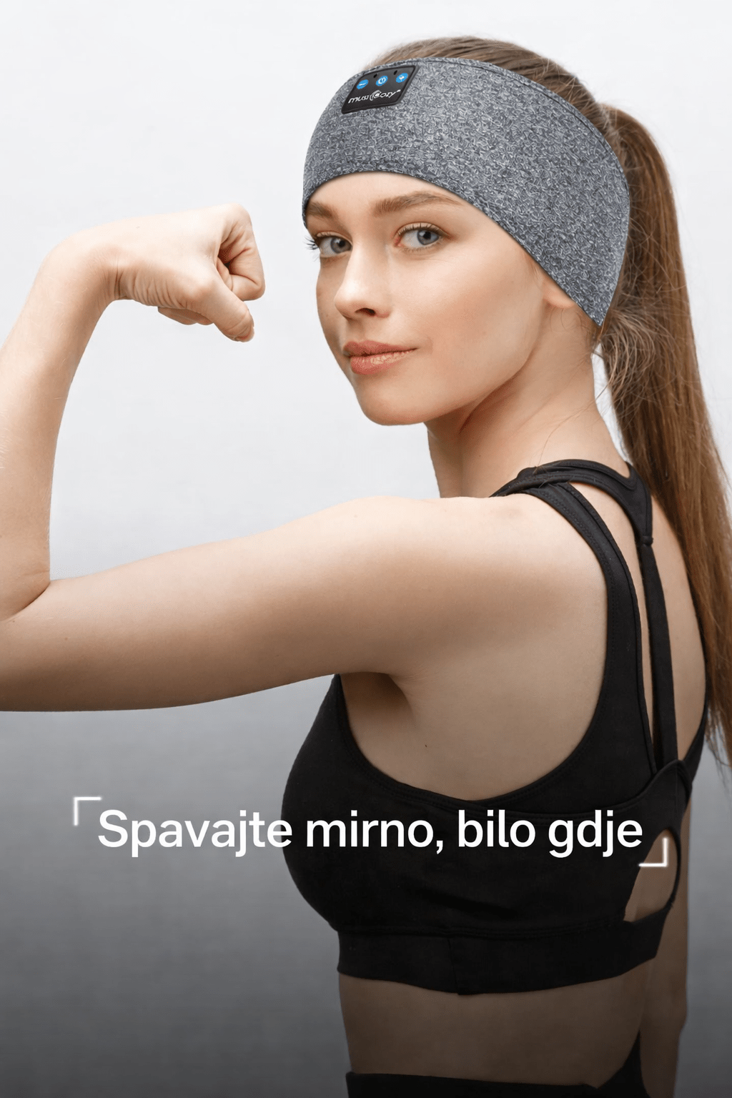Bluetooth traka za glavu sa bežičnim slušalicama – idealna za spavanje, trening i opuštanje - Topopusti