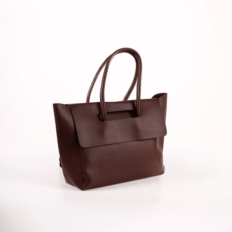 Braon sofisticirana torba na preklop KA015 - Topopusti
