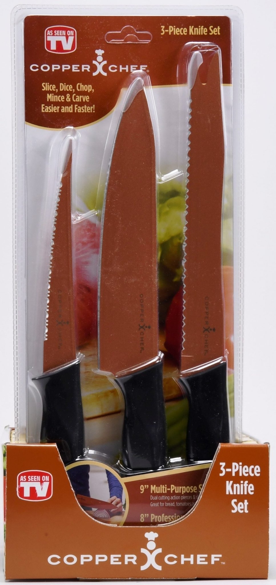 Copper Chef - Set od 3 noža - Topopusti