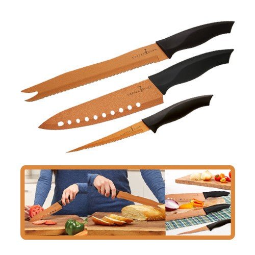 Copper Chef - Set od 3 noža - Topopusti