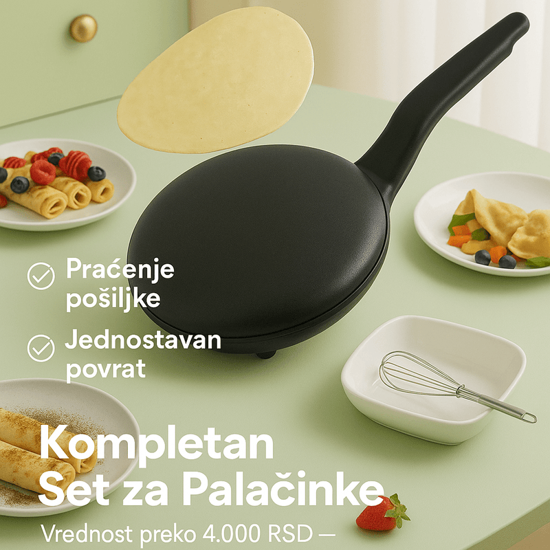 Crep King - Električni aparat za palačinke - Topopusti