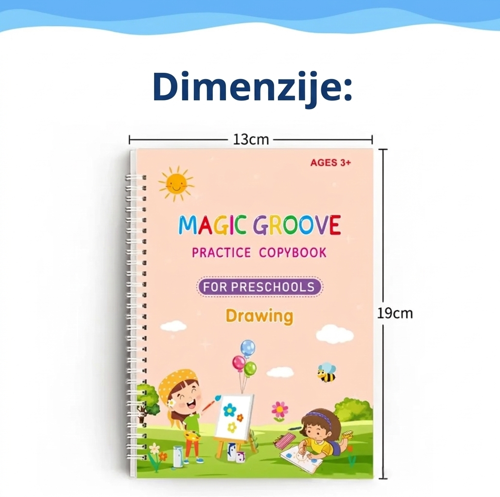 Magične vežbanke, Set od 4 magične vežbanke za decu