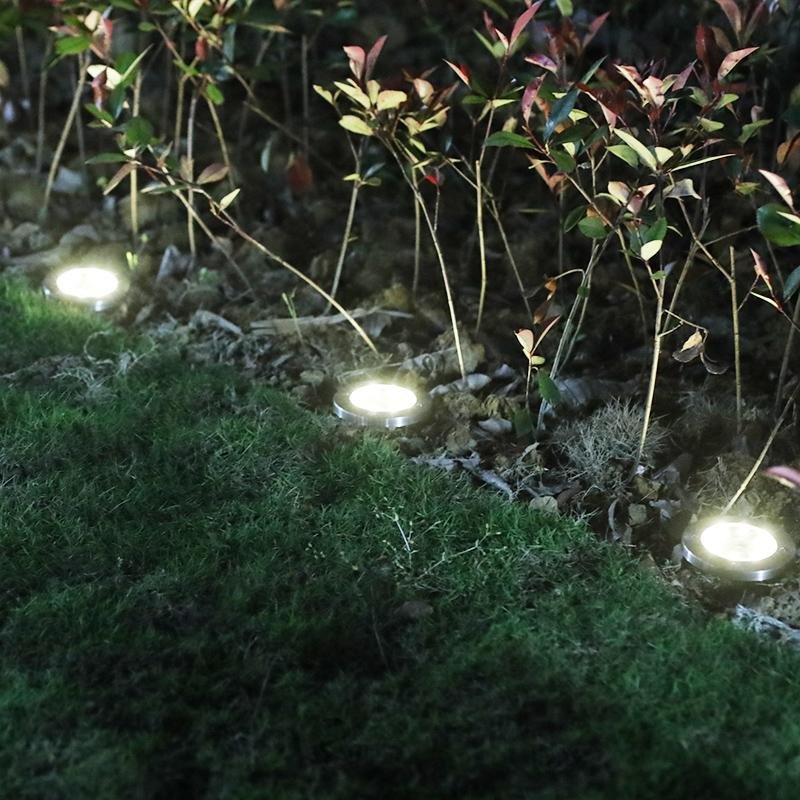 Disk solarne LED lampe ubodne (4 komada) - Topopusti