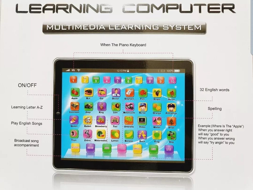 Edukativni tablet - dečija igračka za učenje - Topopusti