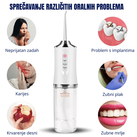 Električni aparat za čišćenje desni i zuba - Oralni irigator - Topopusti