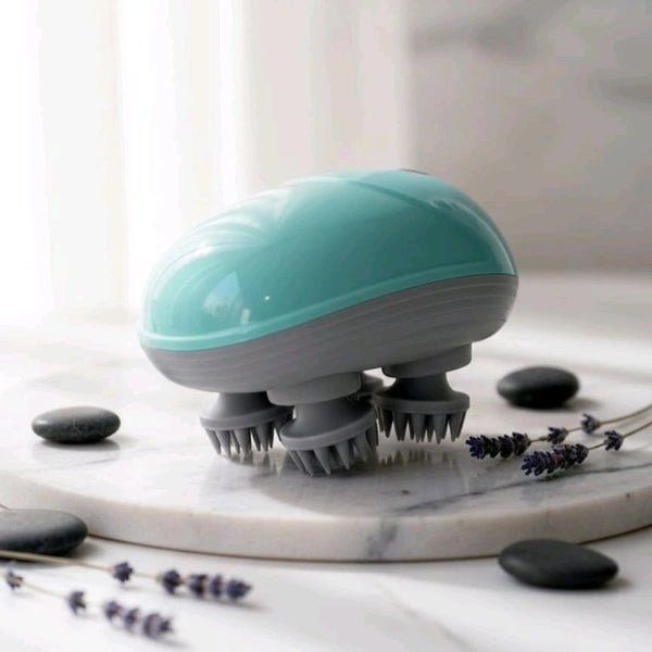 Električni Masažer za Glavu i Vlasište – 360° Scalp Massager za Rast Kose i Opuštanje - Topopusti