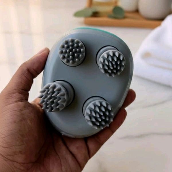 Električni Masažer za Glavu i Vlasište – 360° Scalp Massager za Rast Kose i Opuštanje - Topopusti