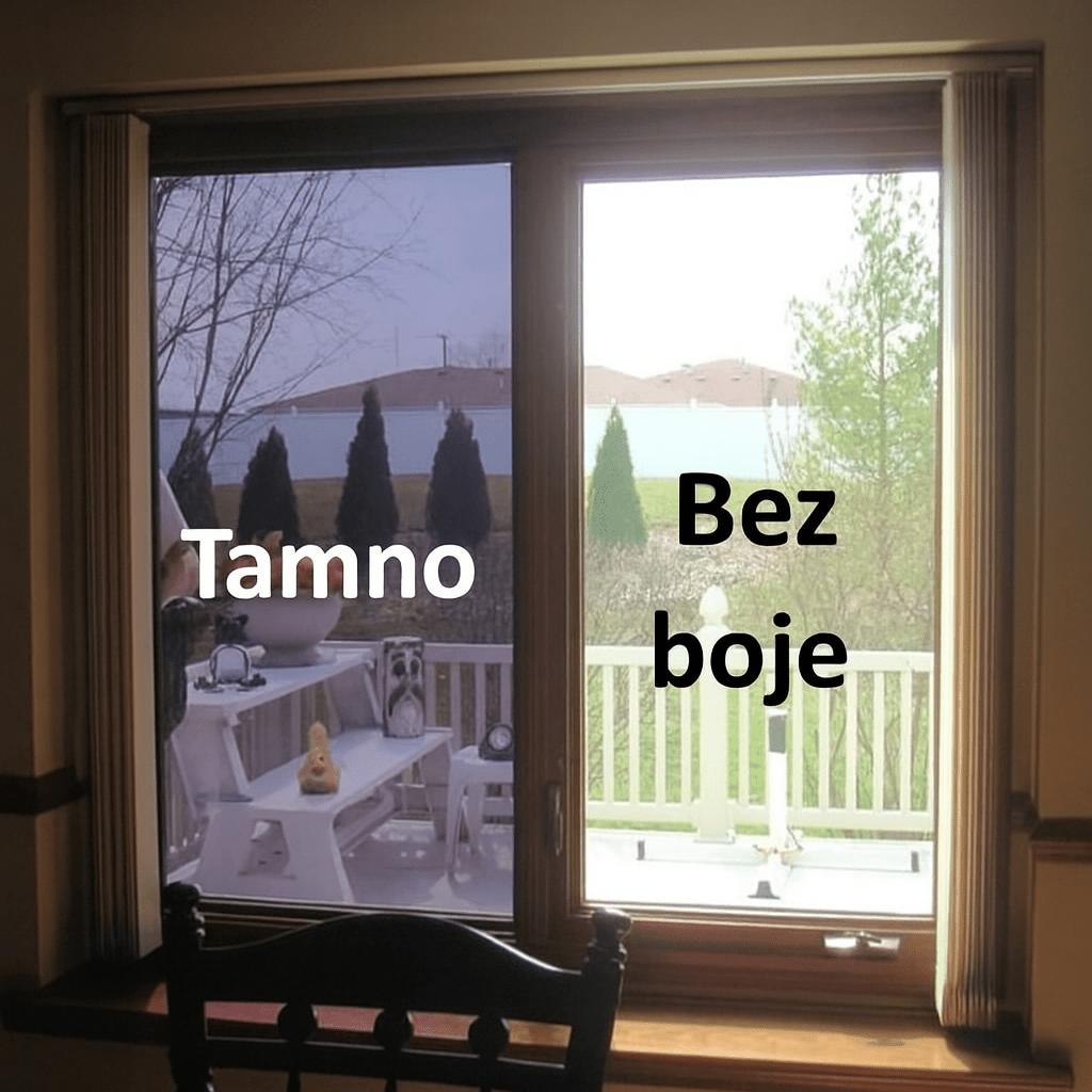 Folije za stakla na prozorima i vratima sa UV zaštitom - Topopusti