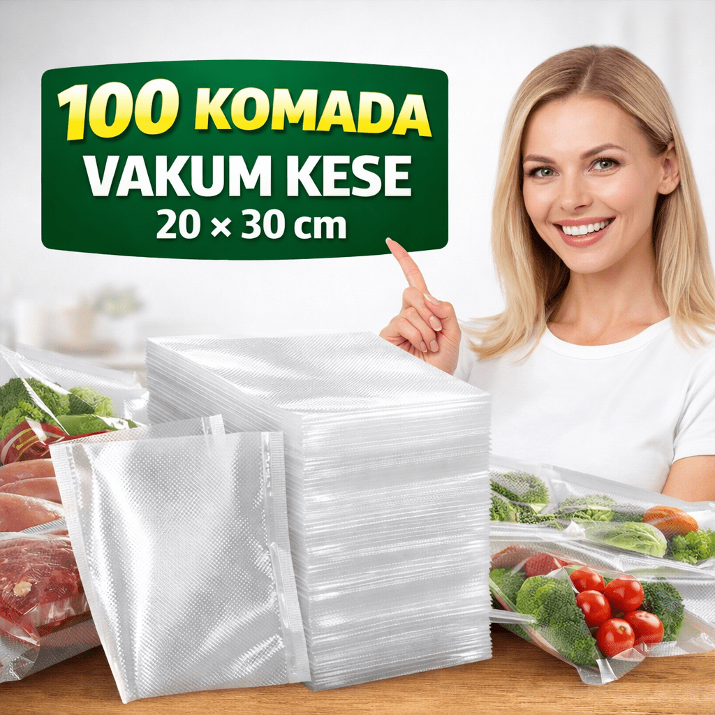 Kese za vakumiranje hrane – pakovanje od 100 komada - Topopusti
