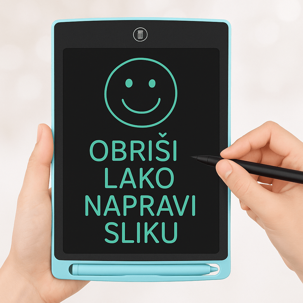 LCD Piši Briši Tabla za Decu (1+1 Gratis) - Topopusti