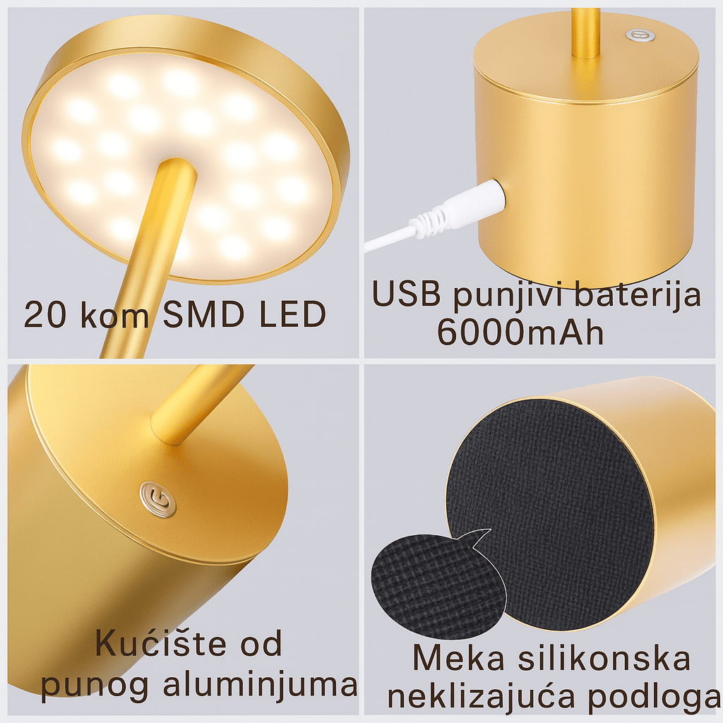 LED prenosiva lampa - Topopusti