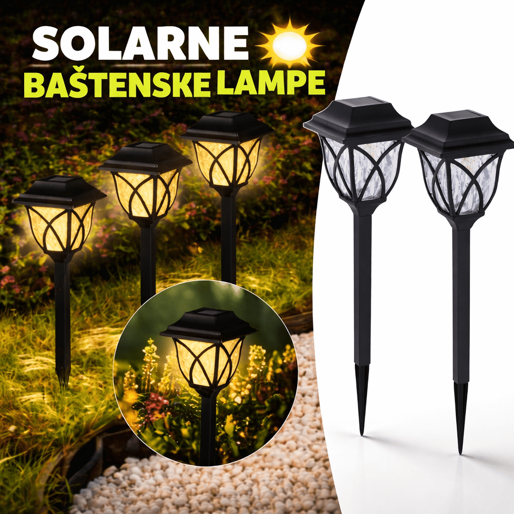 LED Solarna baštenska svetla IP44, Leural (6 kom) - Topopusti