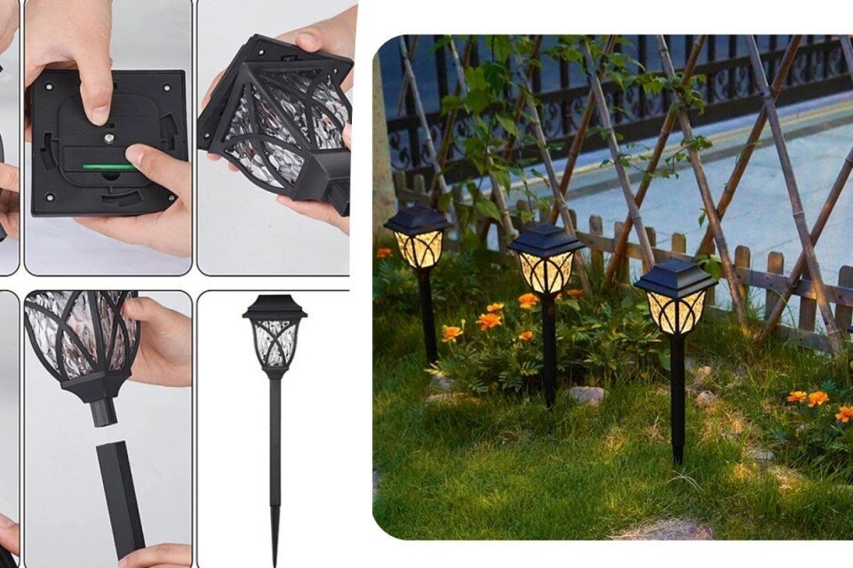 LED Solarna baštenska svetla IP44, Leural (6 kom) - Topopusti