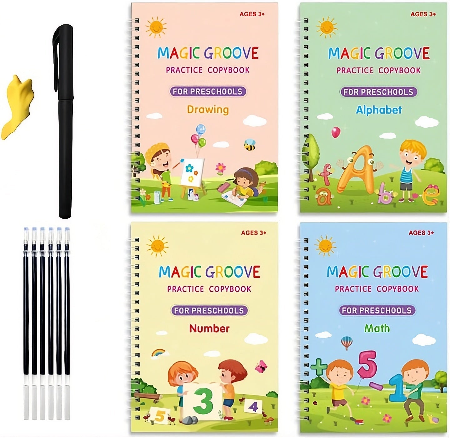Magične vežbanke, Set od 4 magične vežbanke za decu