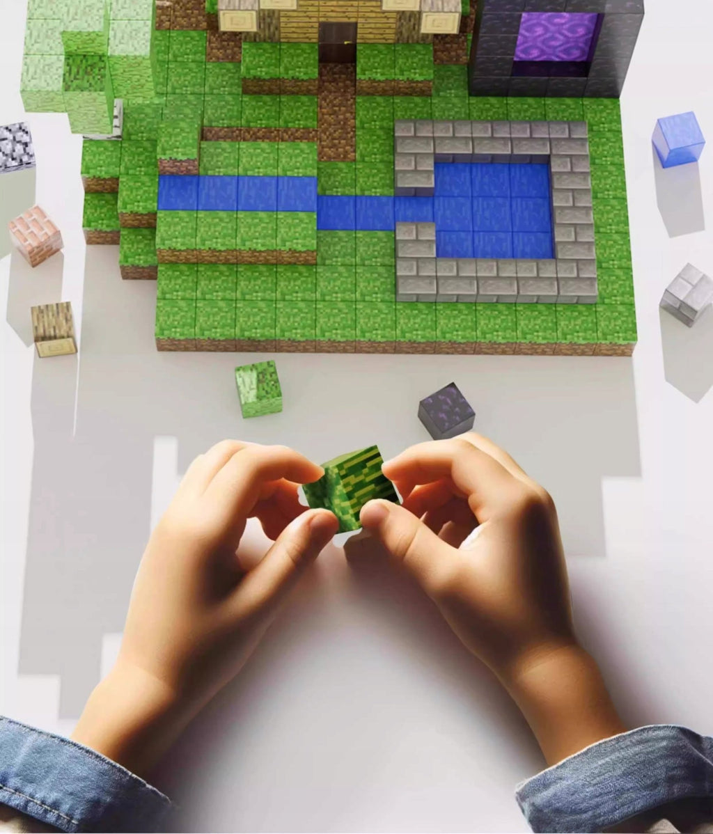 Magnetne kocke Minecraft- 128 Komada - Topopusti