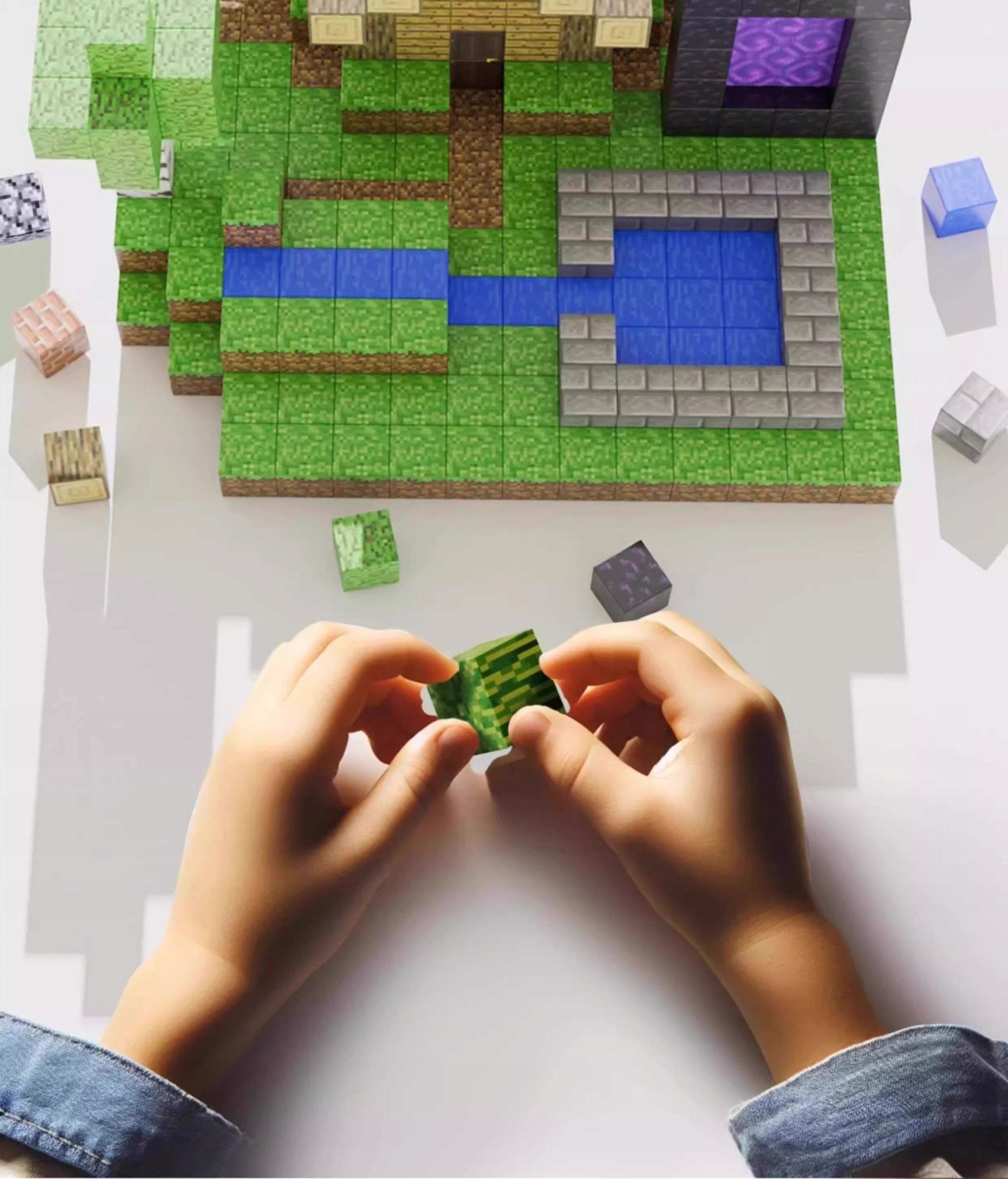 Magnetne kocke Minecraft- 128 Komada - Topopusti