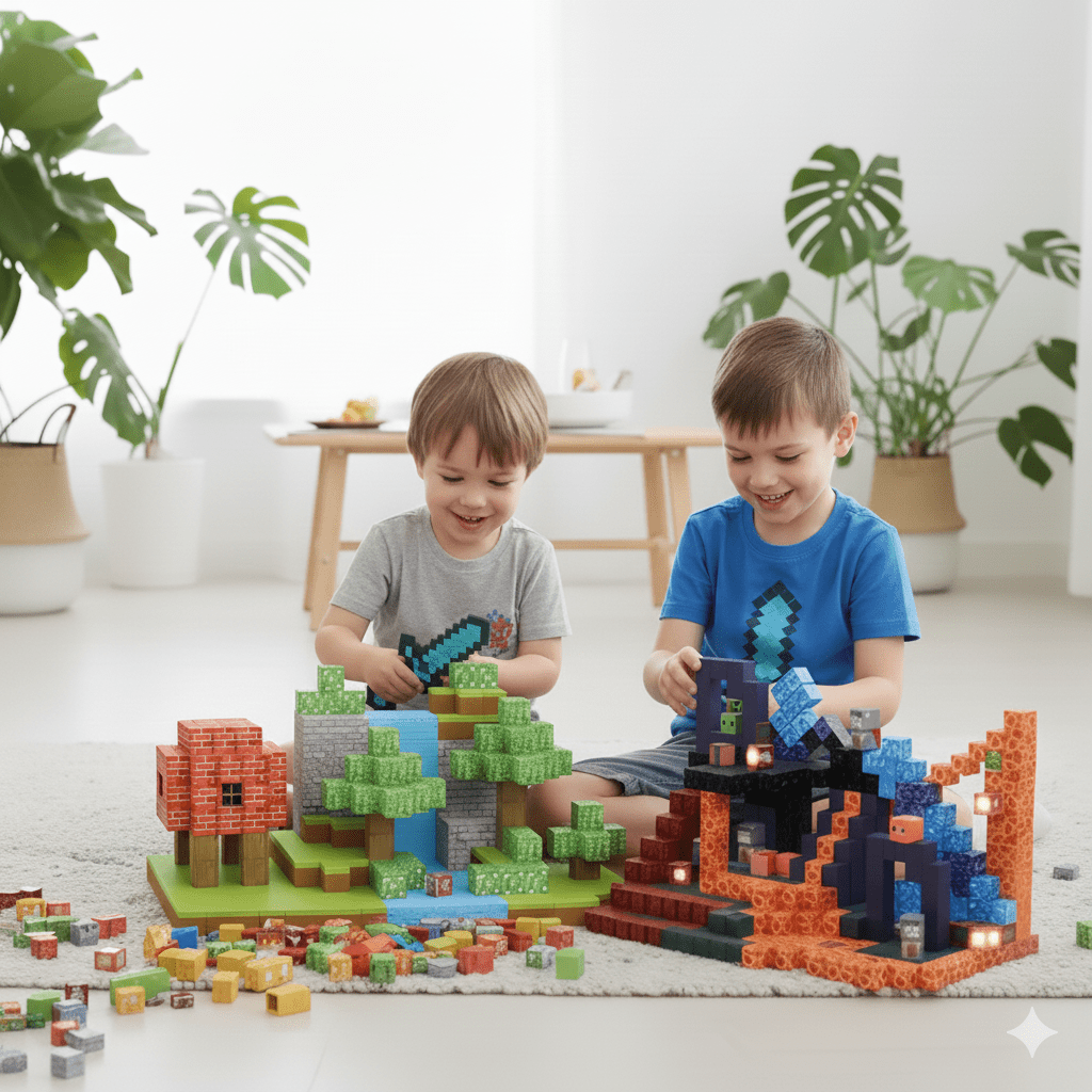 Magnetne kocke Minecraft- 128 Komada - Topopusti