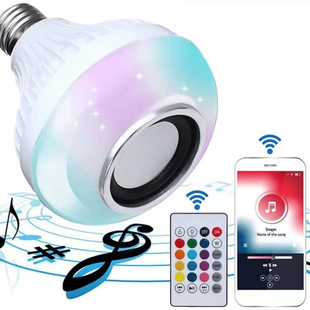 Muzička Sijalica sa Daljinskim RGB - Topopusti