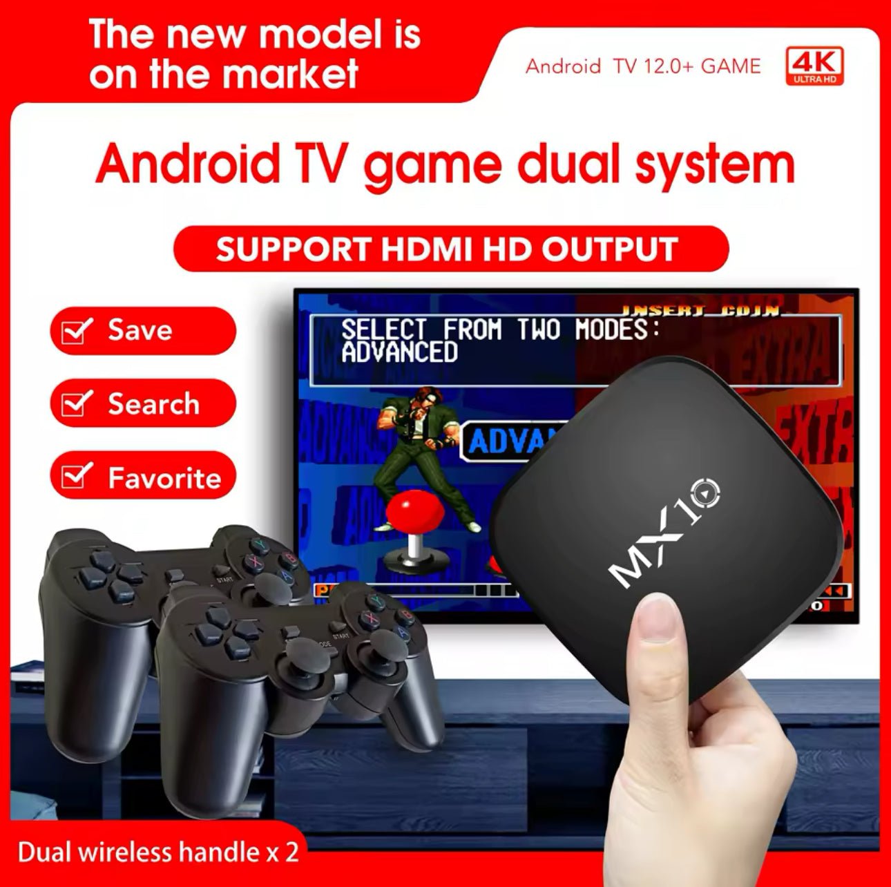 MX10 Android TV Box – smart tv tranformator - Topopusti