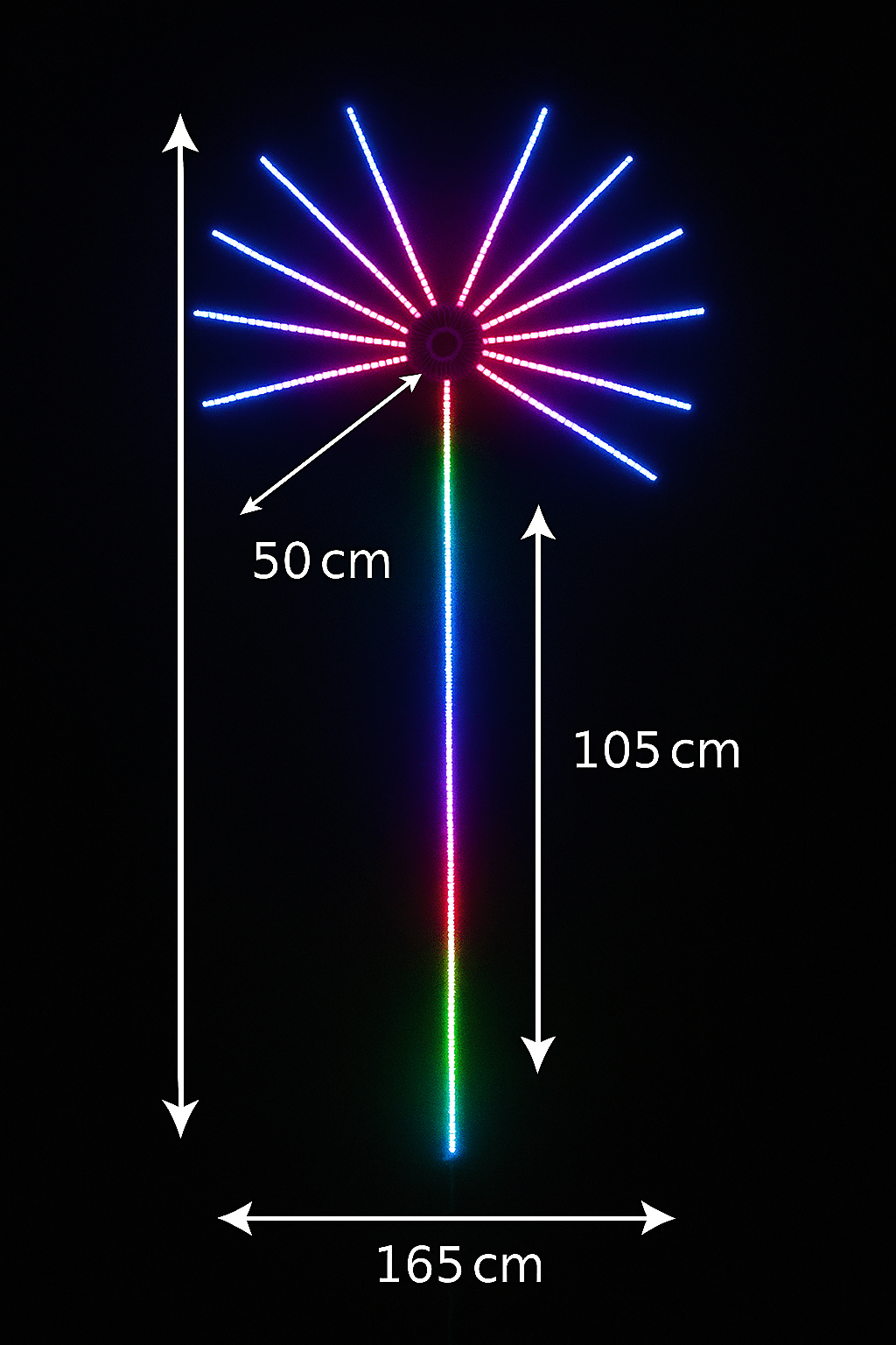 Pametna RGB Vatromet Lampa - Topopusti