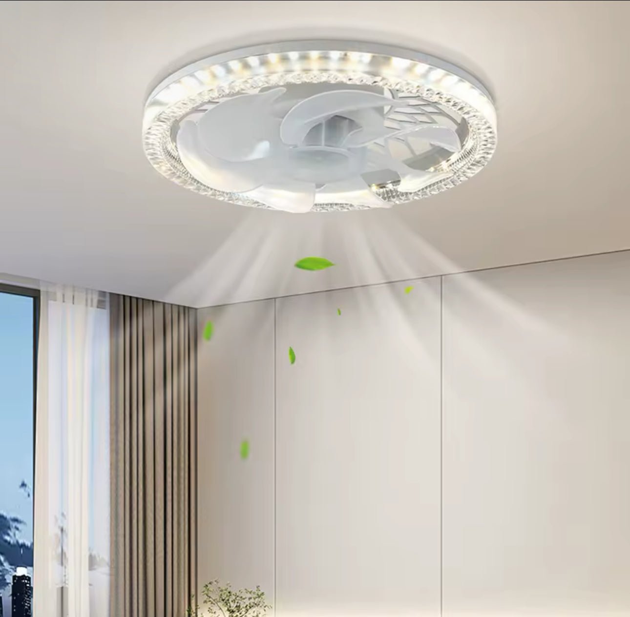 Pametni luster ventilator - Topopusti